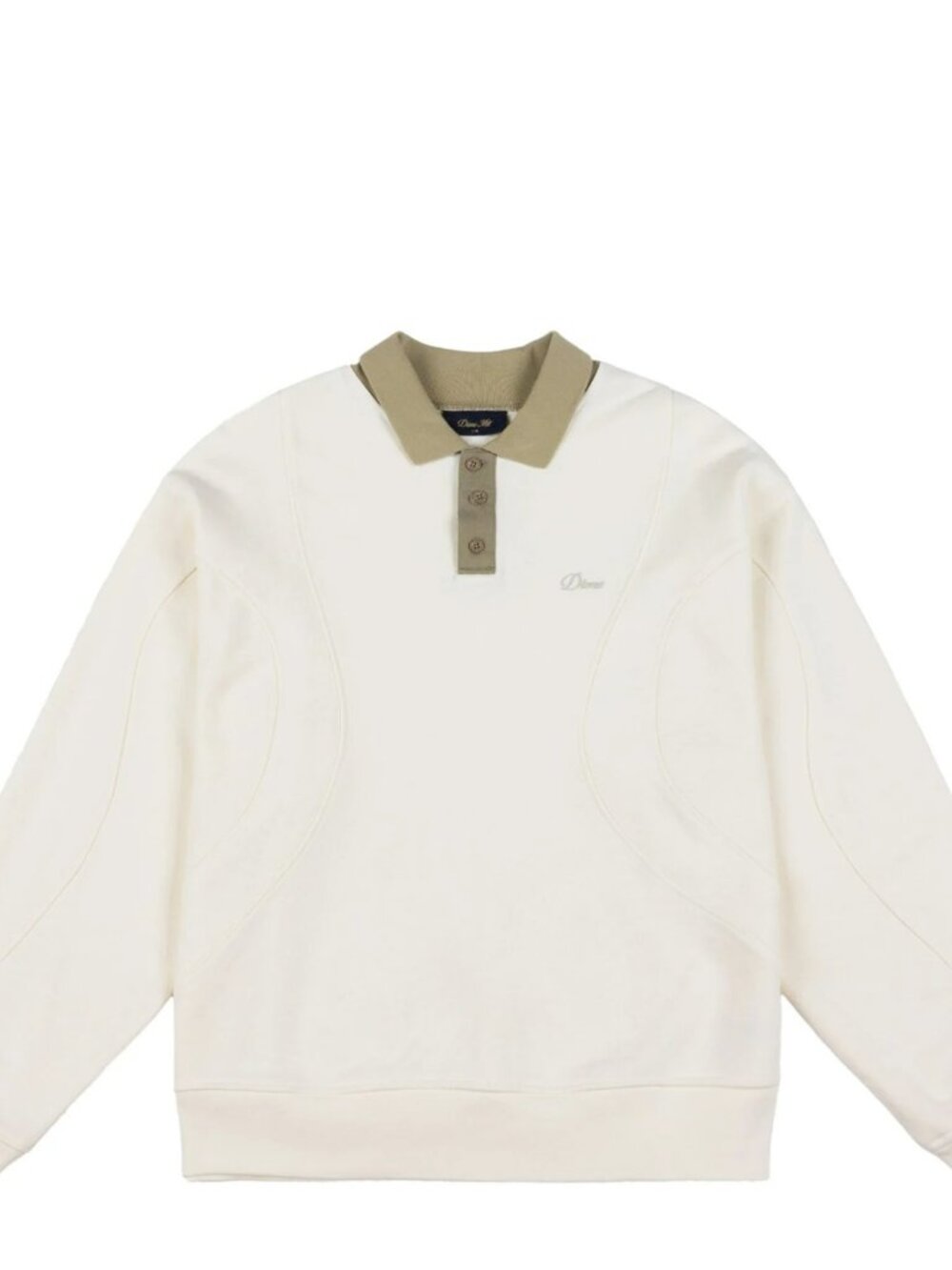 Dime French Terry Rugby - Cream - XXL